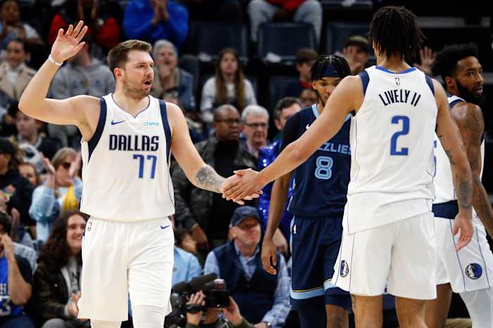 Luka Doncic, Dereck Lively II, Dallas Mavericks